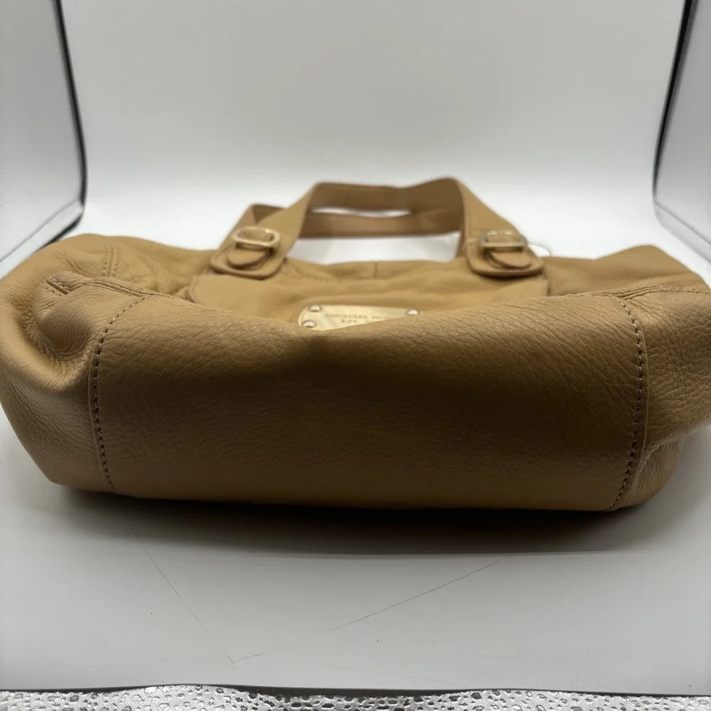 Michael Kors Hudson Downtown Leather Tote Large‎ Shoulder Bag Light Brown Purse